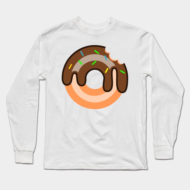 Doughnut Long Sleeve T-Shirt by Geoji 